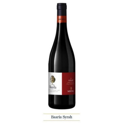 Sicilian red wine Miceli BAARIA SYRAH IGT - Lt. 0,75