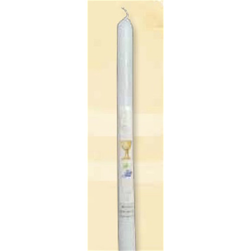First communion Decorated candle diameter cm.1,5 height cm.28