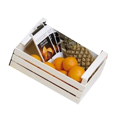 FRUIT STYLE WHITE WOODEN BOX
