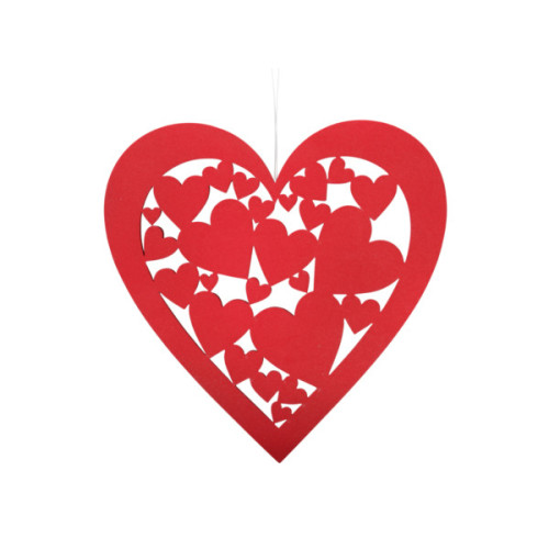 Heart to hang with small hearts 40 cm