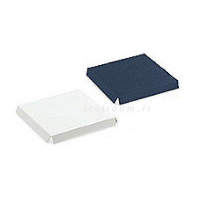 Raised floor for clear boxes double use BLUE / WHITE mm.80x80 -10 Pcs.