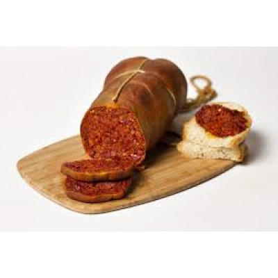 Hot spicy Nduja ham from Calabria Vacuum packed - Approximately 35,27 Oz. (Kg.1) 