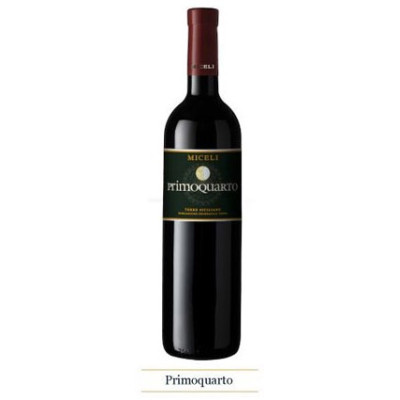 Sicilian red wine Miceli PRIMOQUARTO IGT - Lt. 0,75