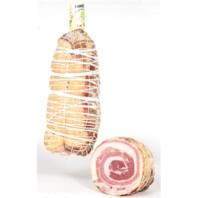 Nebrodi black pork rolled bacon 300 grams