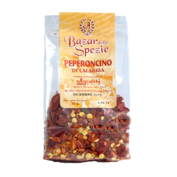 Calabrian red hot chili flakes - 1,05 Oz. (30 gr.)