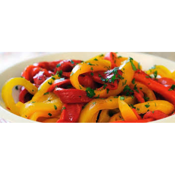 Italian sweet peppers ready sauce in extra virgin olive oil - Oz.6,70