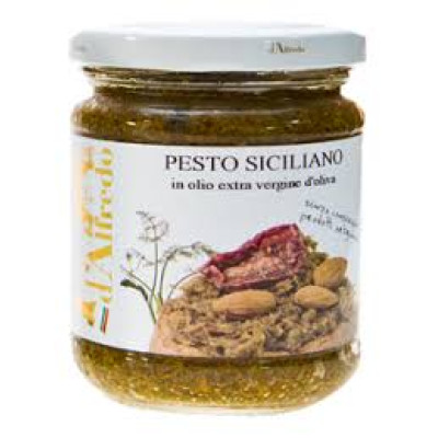 Sicilian Pesto Sauces for italian Pasta 6,35 Oz. 