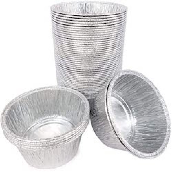 Aluminum baking cup for cupcakes mm.86x38 - Pcs. 100