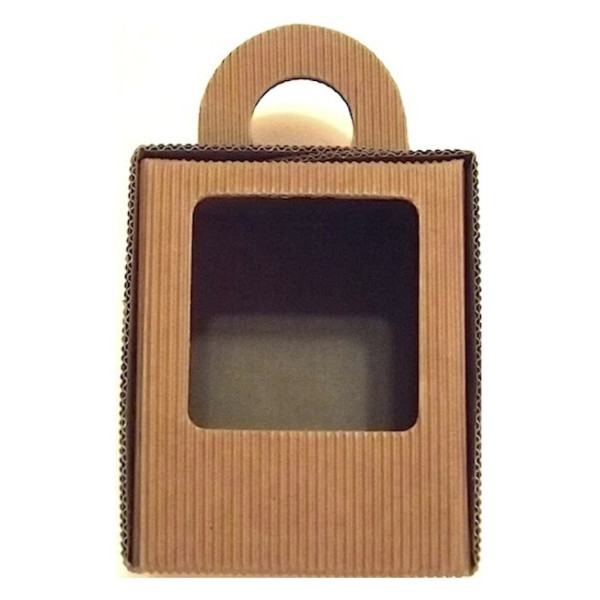 JARS HOLDER BOX - cardboard boxes 1 place for 500 gr. jars - mm.85x85x110  - 20 Pcs.