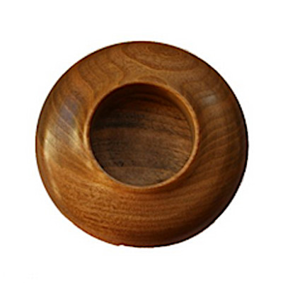 Wooden candle holder for tealight diameter cm.4