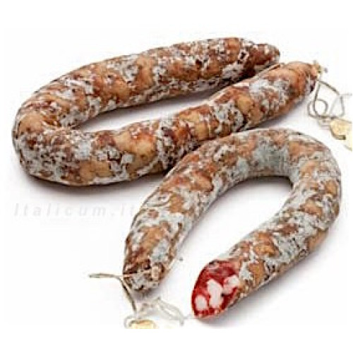 Nebrodi black pork sausage-salami 300 grams