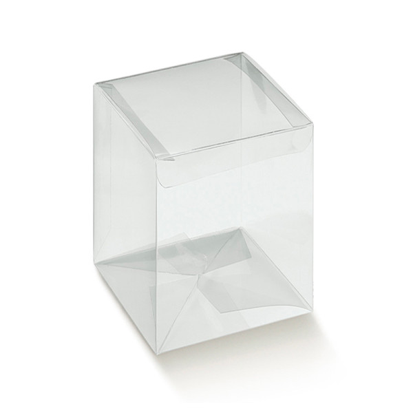 Transparent folding boxes mm.90x90x120 - 10 Pcs.  