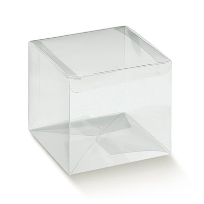 Clear folding boxes mm.180x180x200 - 10 Pcs.  