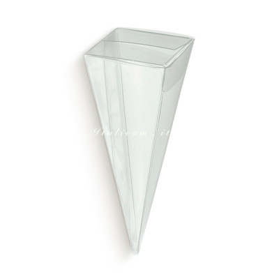 Transparent Boxes Mini Cone mm. 100 Pcs.10