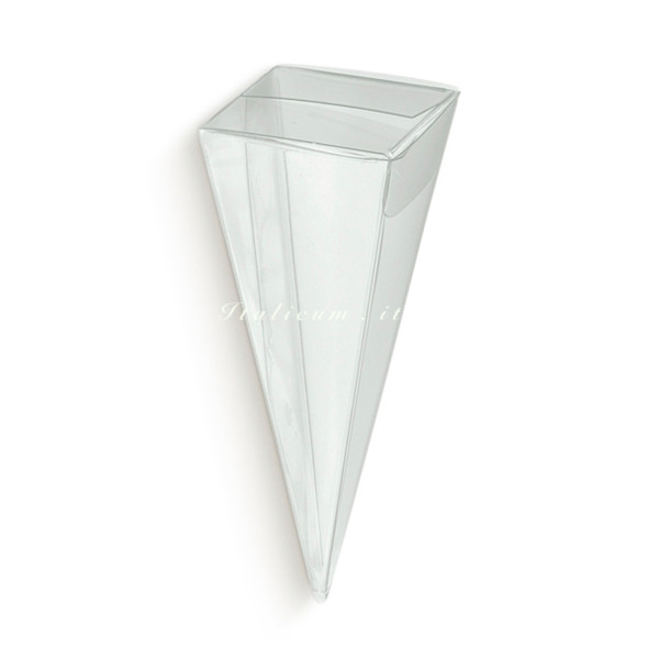 Transparent Boxes Mini Cone mm. 100 Pcs.10