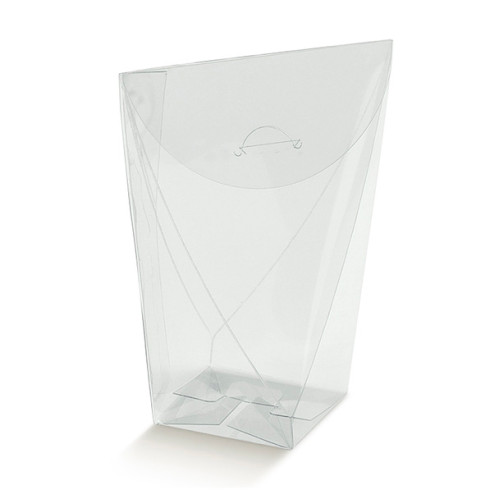 Transparent rhombus box Sacchetto mm. 40x40x95 - 10 Pcs.