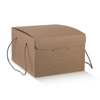Cardboard boxes Havana with rope handles cm.29x35,5x19,5 - 5 Pcs.