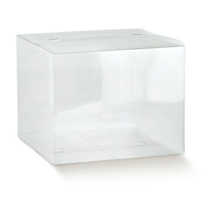 Transparent case box - laterally opening - mm.250X250X70 - 10 Pcs. 