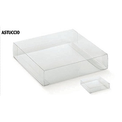 Clear boxes lateral opening mm.255x205x20 - 10 Pcs.  
