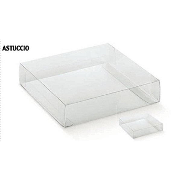 Transparent folding boxes mm.100x100x50 - 10 Pcs.  