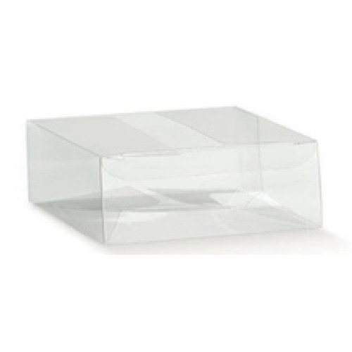 Transparent folding boxes mm.120x120x80 - 10 Pcs.  
