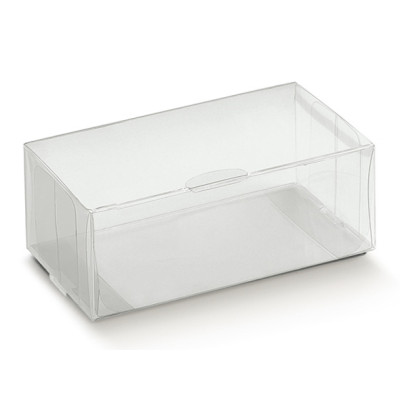 Transparent  folding boxes mm.80x60x40 - 10 Pcs.  