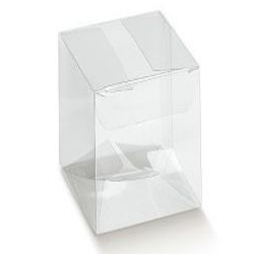 Clear box - opening from above - mm.100x100x220 - 10 Pcs.