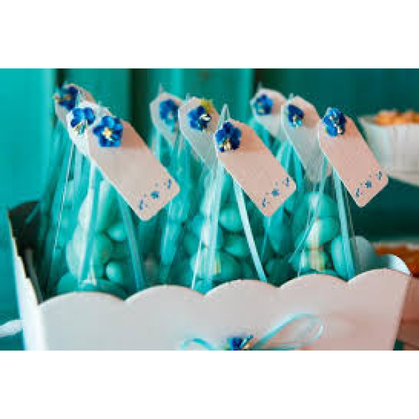 Transparent Box Borsetta mm. 55x55x17 - Pcs.10