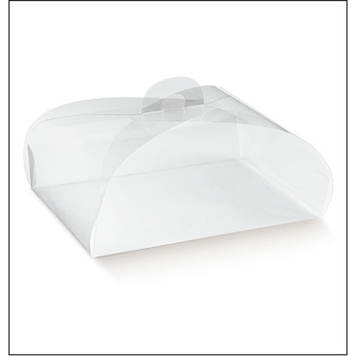 Transparent PVC boxes Tortina mm.120x120x100  - 10 Pcs.