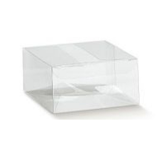 Transparent folding boxes mm.100x100x80 - 10 Pcs.  