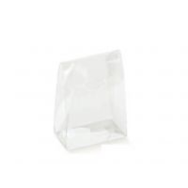 Transparent sickbag box Sacchetto - opening from above - mm. 70x40x85 - 10 Pcs