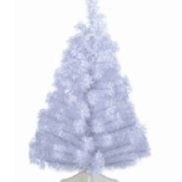 White Christmas pine 45 cm with base