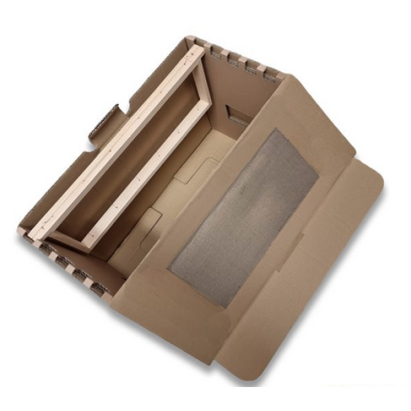 Hive swarm holder 5 honey combs cardboard and fiberglass drawer mm.485 x 220 x 345 - 50 pieces