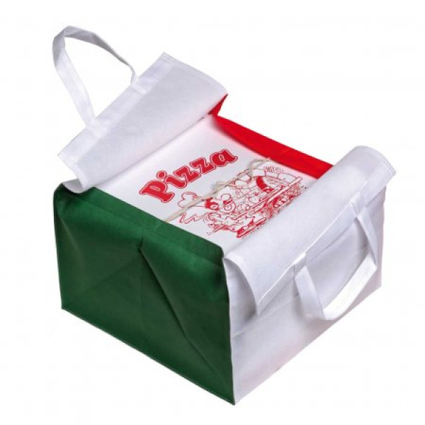Pizza takeaway bag in TNT Italy with handles cm.33x33 H.24 - 10 pieces 