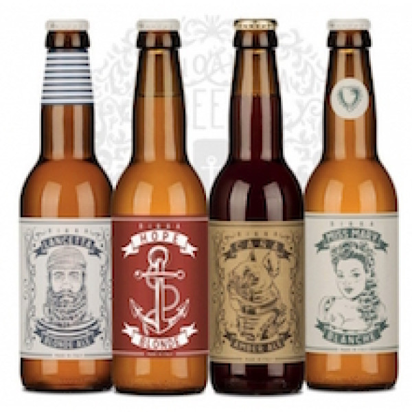 Take-away basket for 4 bottles 50 cl. 150x150x320 mm. 10 Pcs.