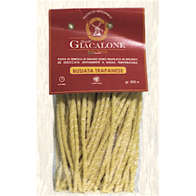 Artisan long Trapani busiate 24 pack of 500 gr. - 100% Sicilian durum wheat