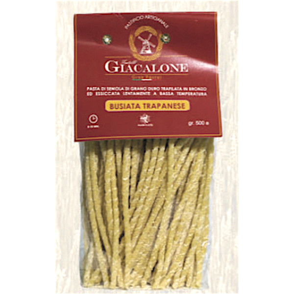 Artisan long Trapani busiate 24 pack of 500 gr. - 100% Sicilian durum wheat