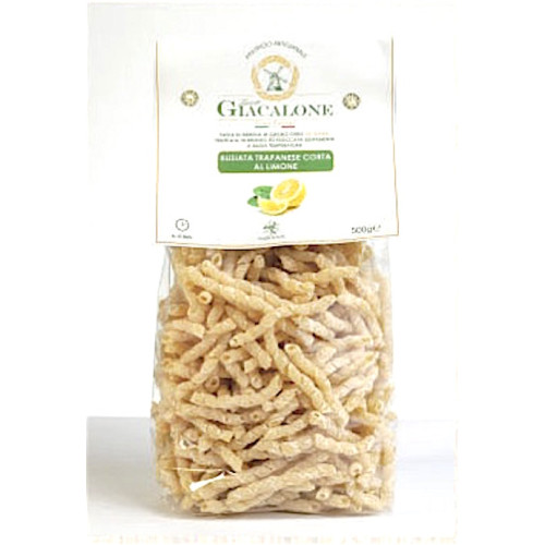 Artisan lemon busiate 100% Sicilian durum wheat - 24 packs of 500 gr.