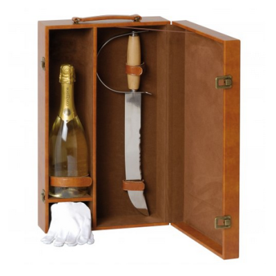Saber box 1 bottle with gloves