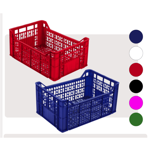 Small eco-plastic fruit and vegetable crates