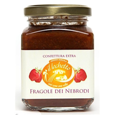 Extra strawberries jam from Nebrodi  240 gr.