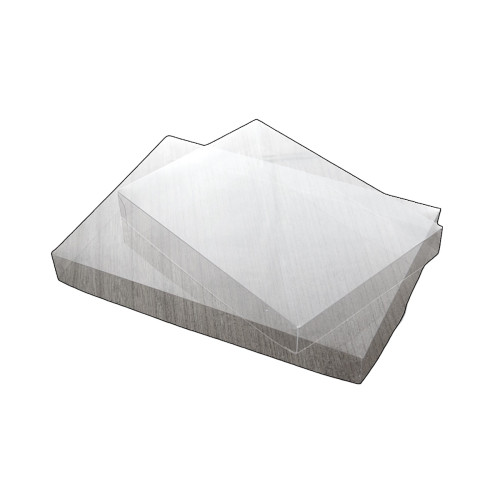 Custom made square or rectangular transparent lids for boxes - MINIMUM 100 PIECES