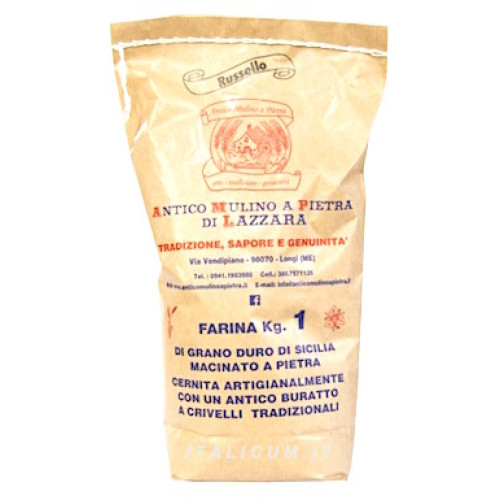 Russello flour from ancient Sicilian grains Kg. 1