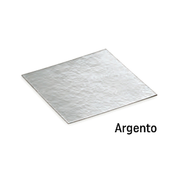 FLAT floor for clear boxes silver mm.90x90 -10 Pcs.