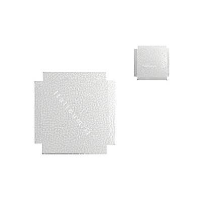 Raised floor white cardboard leather mm.90x90 - 10 pcs.