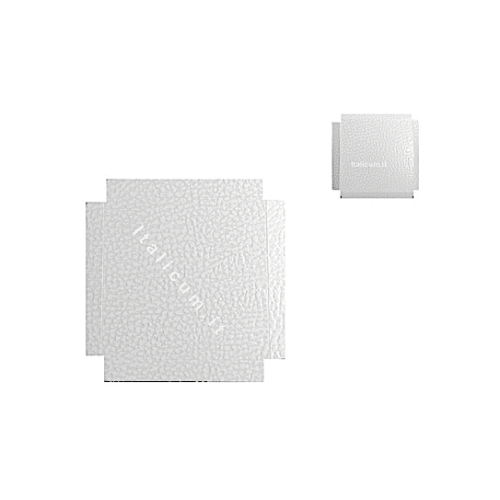 Raised floor white cardboard leather mm.90x90 - 10 pcs.