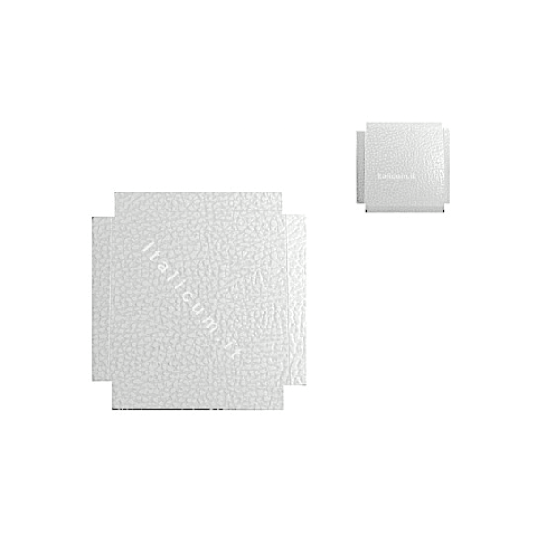 Raised floor white cardboard leather mm.90x90 - 10 pcs.