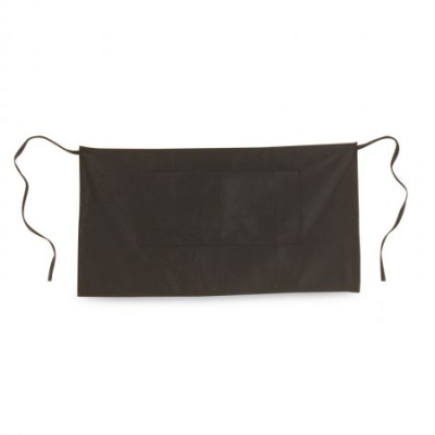 Short black cotton bar apron cm.35 - 1 pc