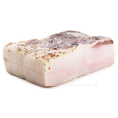 Nebrodi black pork lard 300 gr.