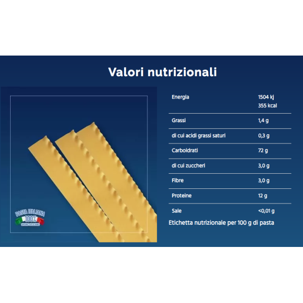 Box 2 Rustichelli and 4 Lasagnette - 4 Kg. total